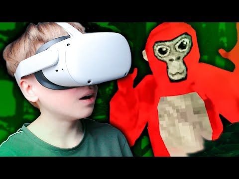 Видео: СТАЛ ОБЕЗЬЯНОЙ в VR - Gorilla Tag
