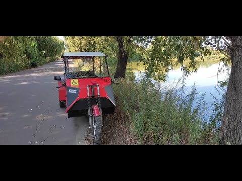 Видео: Самодельный электротрицикл для путешествий.