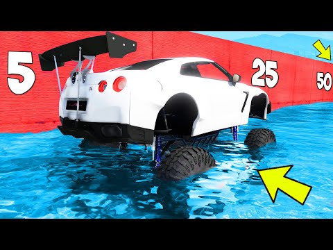 Видео: ТАЧКА ИМБА! КАК ДАЛЕКО ПРОЕДЕТ ЧИТ МОНСТР ТРАК ПО ВОДЕ В ГТА 5 МОДЫ? ОБЗОР МОДА В GTA 5!