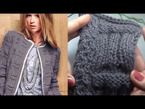 Видео: УЗОР СПИЦАМИ ДЛЯ СТИЛЬНОГО ЖАКЕТА