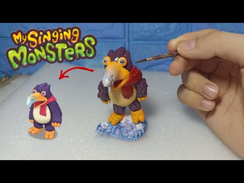 Видео: ЛЕПИМ ПИНГВАНА из пластилина -Мои поющие монстры _ My Singing Monster