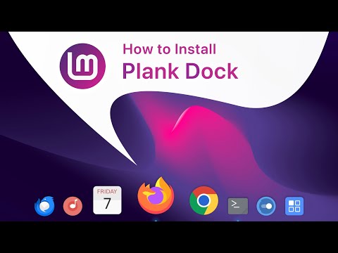 Видео: Как установить Plank Dock в Linux Mint