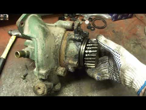 Видео: Замена водяного насоса VOVLO FH-12 Replacing Water Pump