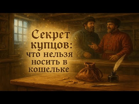 Видео: Секрет купцов: что нельзя было носить в кошельке!