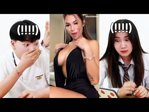 Видео: Что, если корейские подростки посмотрят видео TikTok Buss It Challenge?