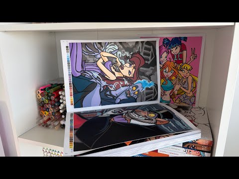 Видео: ХОББИ ВЛОГ | Участвую в челлендже | Планирую полный переход на маркеры Languo