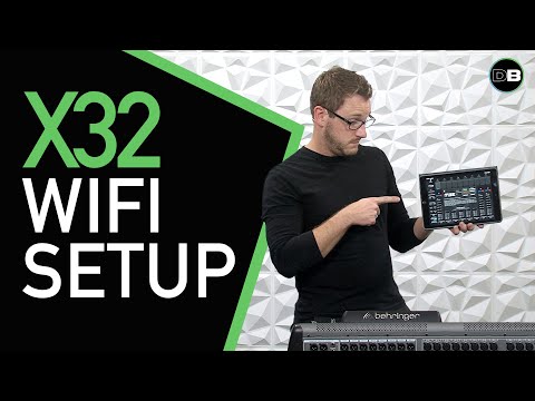 Видео: Сетевые подключения Behringer X32 — как настроить сеть Wi-Fi на Behringer X32