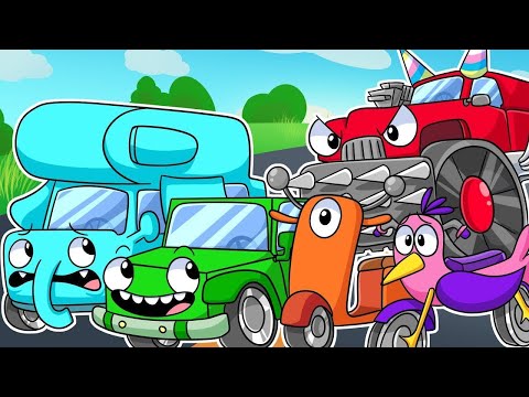 Видео: САД БАН БАНА, НО ВСЕ ТЕПЕРЬ МАШИНЫ?! | Garten of Ban Ban 4 - Анимации на русском