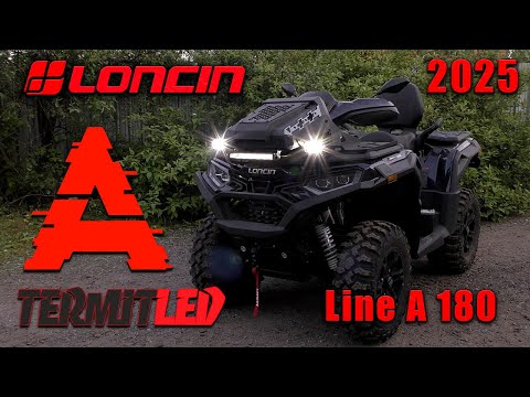 Видео: Вынос радиатора на квадроцикл Loncin X woolf 1000.  Шноркель, бампер, фары Термит, защита .