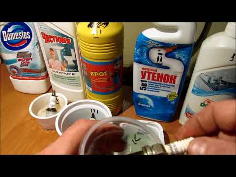 Видео: Как почистить свечи зажигания разными средствами.