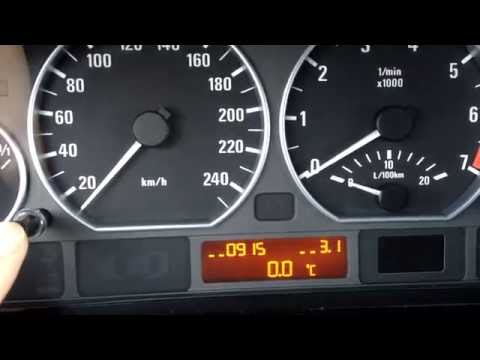 Видео: Сервисное менюBMW E46(1998-2005).(Entrance to the hidden service menu).