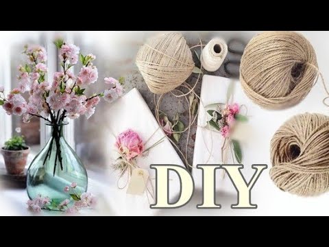 Видео: Идеи из джута. Очень красивые шкатулки и сувениры из подручного материала/@evadusheva