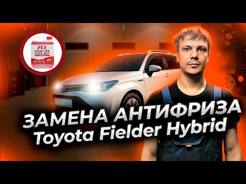 Видео: Замена антифриза двигателя Тойота Филдер гибрид.