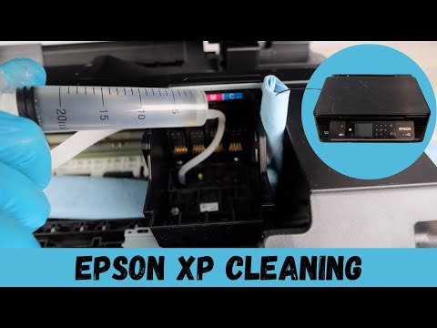 Видео: Epson XP-446 не печатает цветной или чёрный принтер XP-440, XP-340, XP-330 — как почистить/отремо...