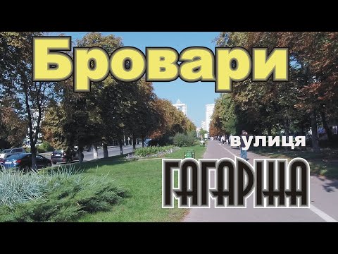 Видео: Бровары,улица Гагарина Первое впечатление