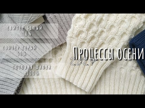 Видео: Процессы осени'24, шапка с фиксированным отворотом (как вязала)