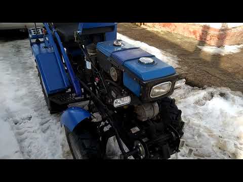 Видео: Минитрактор из тежолого мотоблока. Переделка мотоблока  модернизация на минитроктор.