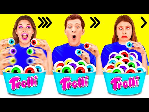 Видео: Быстрая Средняя или Медленная Скорость Еды Челлендж | Вкусные Кухонные Рецепты от DuKoDu Challenge