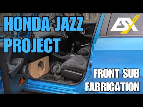 Видео: Проект Honda Jazz — изготовление фронтального сабвуфера
