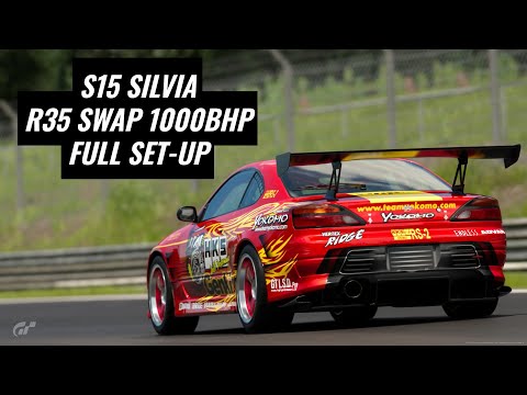 Видео: Замена двигателя Nissan Silvia S15 VR38 — настройки для простаков — Gran Turismo 7