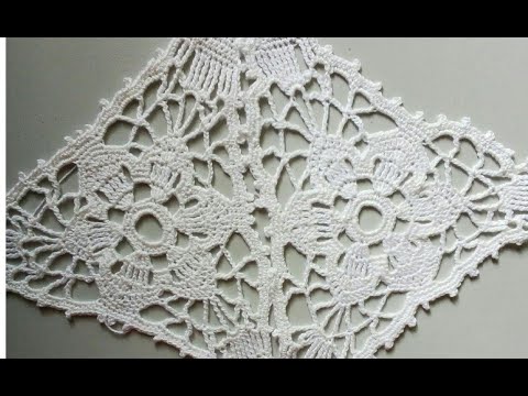 Видео: Crocheted triangular motif №4 Part 2 Треугольный мотив №4 крючком из журнала Дуплет