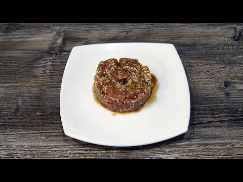 Видео: Как приготовить маринованный тунец с кунжутом