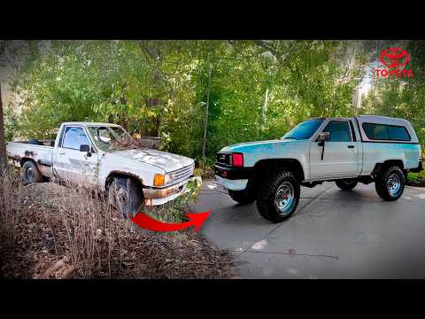 Видео: Мужчина находит заброшенную Toyota, заражённую крысами, и восстанавливает её –от @ConservationGarage