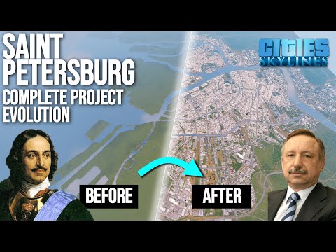 Видео: 1000 HOURS IN 10 MINUTES: PETERSBURG FROM START TO FINISH / Как я строил Питер в Cities: Skylines