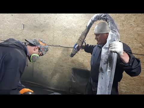 Видео: Красим в Line-X арбуз. Проверяем на прочность полимочевину Лайнекс Тест на прочность. Футбол арбузом