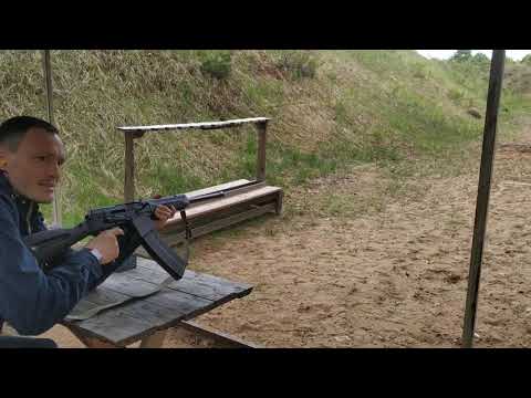 Видео: Сайга 12 исп.278 пулей на 100м