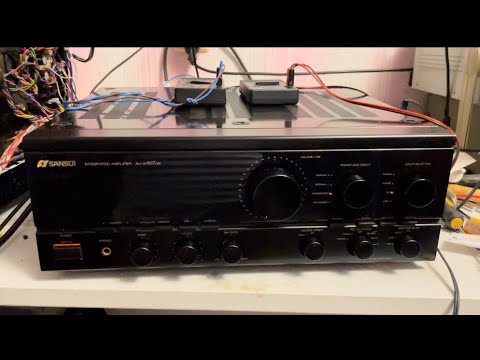 Видео: Sansui AU-A907DR Ремонт. Профилактика. После японской профилактики! Часть 1.