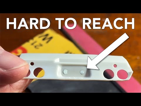 Видео: Как шлифовать в труднодоступных местах