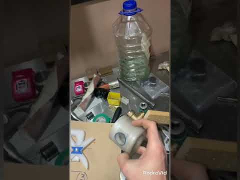 Видео: третья версия узла задува+ стыковочный узел будущего П.Г. генератора типа "Рош".