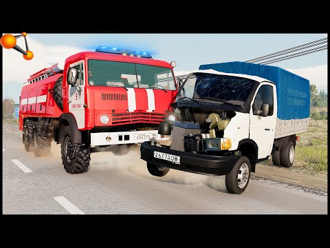 Видео: ПОСЛЕДНИЙ ВЫЗОВ! ПОЖАРНЫЕ ГНАЛИ КАК МОГЛИ! - BeamNg Drive