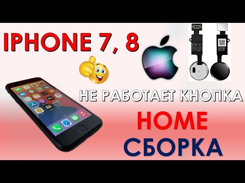 Видео: IPHONE 7,8  НЕ РАБОТАЕТ КНОПКА HOME ИЛИ СБОРКА ДЛЯ ЛЕНИВЫХ
