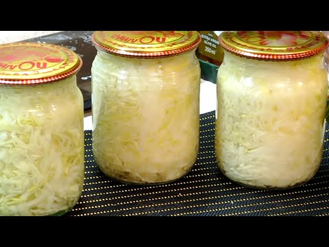 Видео: ПРОСТОЙ и НАДЁЖНЫЙ РЕЦЕПТ за 10 минут.Капуста на зиму холодным способом.