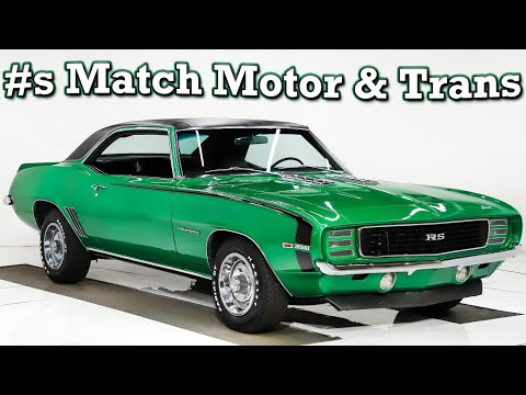 Видео: Chevrolet Camaro RS 1969 года продаётся в Volo Auto Museum (V21008)