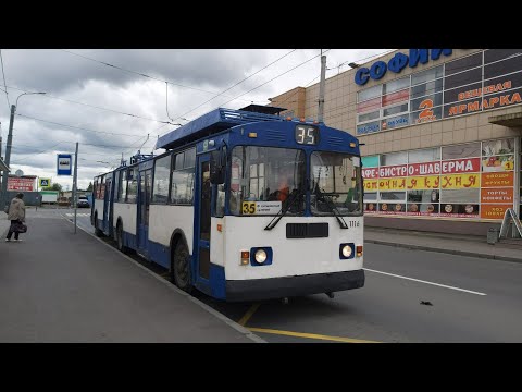Видео: Троллейбус, маршрут №35 в парк ЗиУ-683 БМ1 б.1116 (11.09.2020) Санкт-Петербург