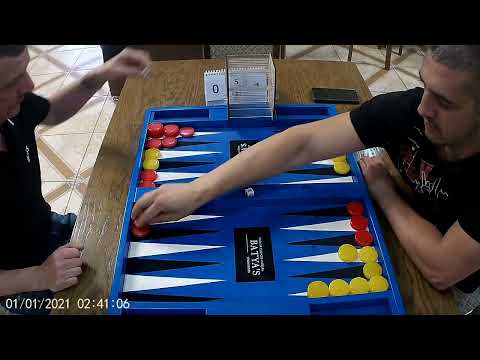 Видео: Длинные нарды. В.Найш - И.Ульданов. Финал отборочного турнира