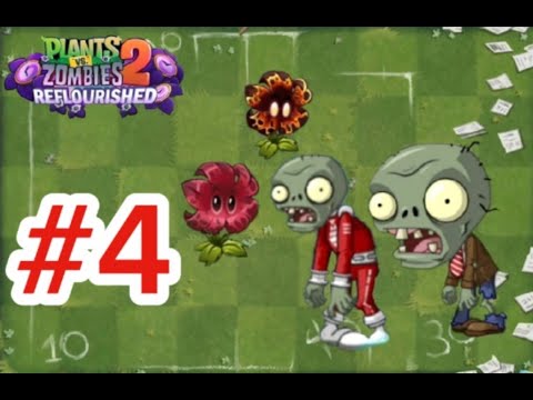 Видео: Обновление - Метеоритный цветок! Plants vs zombies 2 Reflourished #4