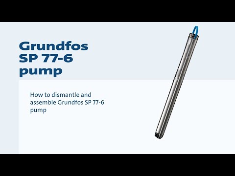 Видео: Как демонтировать и собрать насос Grundfos SP 77–6
