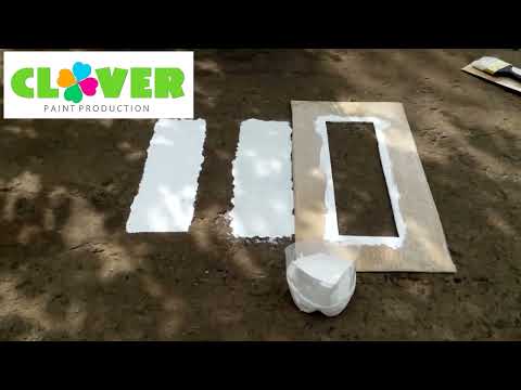 Видео: Краска для разметки с использованием стеклошариков технология нанесения