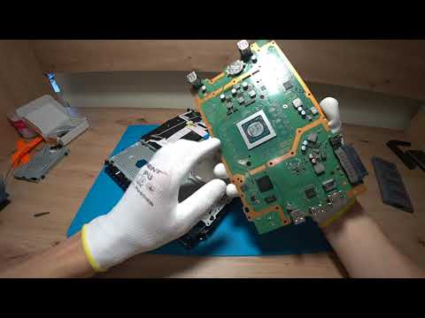 Видео: Как разобрать PS4 slim ? Видеоинструкция