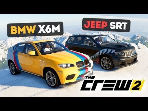 Видео: BMW X6M ПРОТИВ JEEP GRAND CHEROKEE SRT! КТО КРУЧЕ? - THE CREW 2
