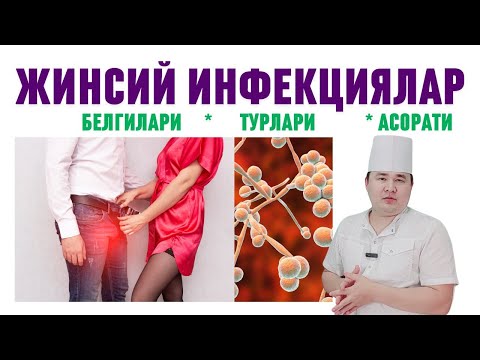 Видео: ЖИНСИЙ АЛОҚАДАН ЮҚАДИГАН МИКРОБЛАР ТУРЛАРИ, ЖИНСИЙ ҚАНДАЙ ИНФЕКЦИЯЛАР ЮҚИШИ ХАҚИДА МАЪЛУМОТ ИСЧАНОВ