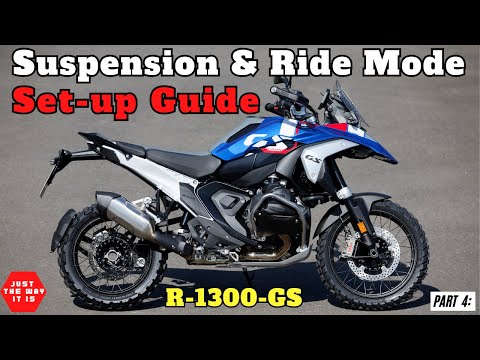 Видео: Руководство по настройке подвески BMW R 1300GS/A Dynamic Pro и DSA. Руководство по настройке MSR,...