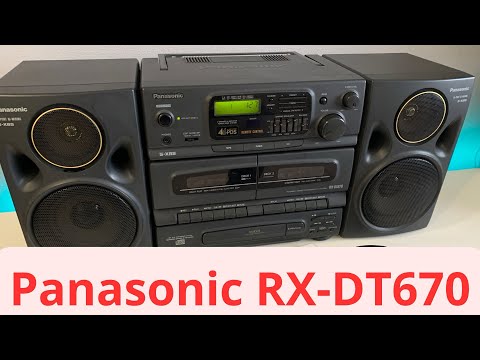 Видео: #13. Panasonic RX-DT670 - Обзор / Платиновая Коллекция Panasonic / Магнитолы 90-х