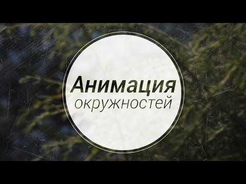 Видео: Анимация окружностей в Adobe Premiere Pro