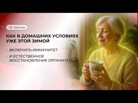 Видео: Вебинар «Как в домашних условиях включить иммунитет и естественное восстановление организма»