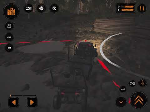 Видео: Mud runner mobile погрузка брёвен